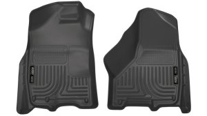 Dodge Ram 2500 Front Floor Liners - Husky Liners - WeatherBeater - Black - `09-`10